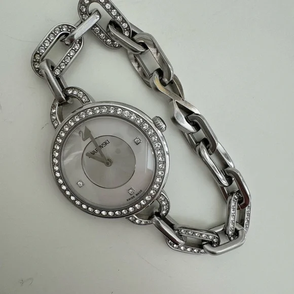Swarovski Aila White Bracelet Watch - Picture 2 of 5